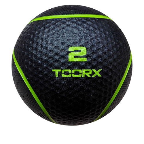 Toorx Medicinbold - 2 kg i sort og grøn